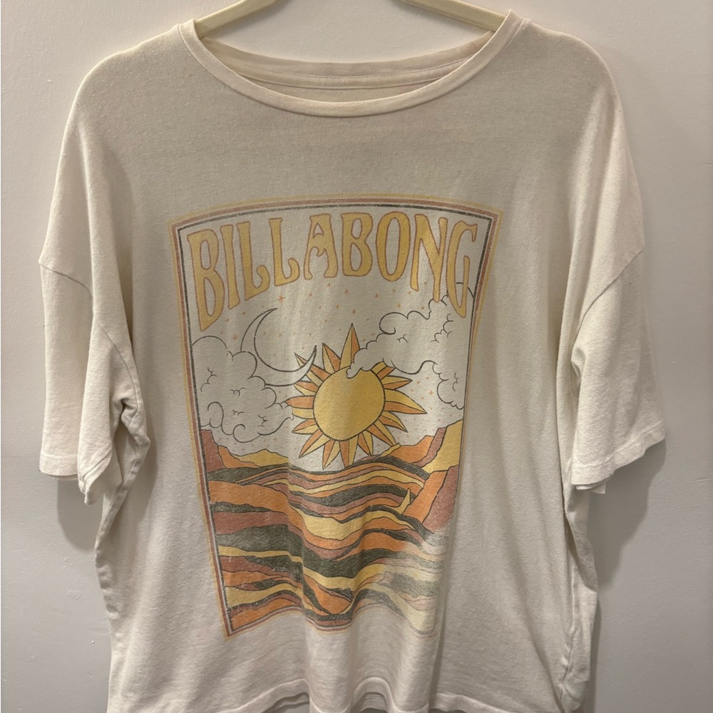 Billabong Cream Casual Tee